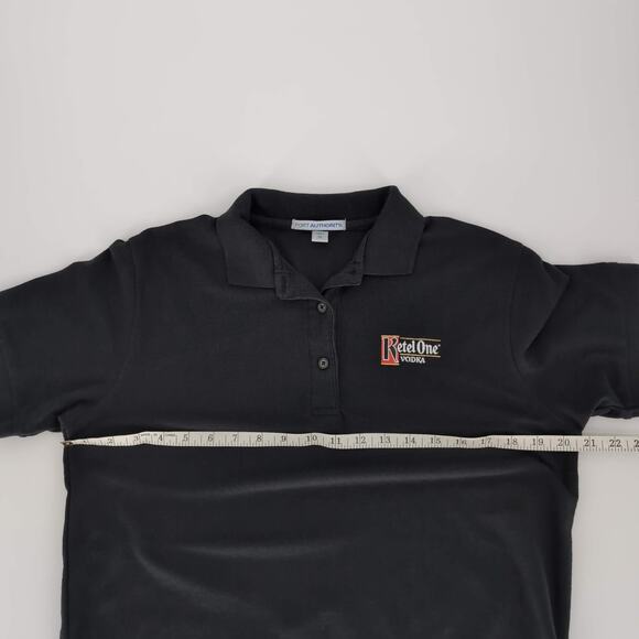 Ketel One Vodka Embroidered Women's Black Golf Shirt/Tee/Polo Top - Size M - EUC - Picture 8 of 9